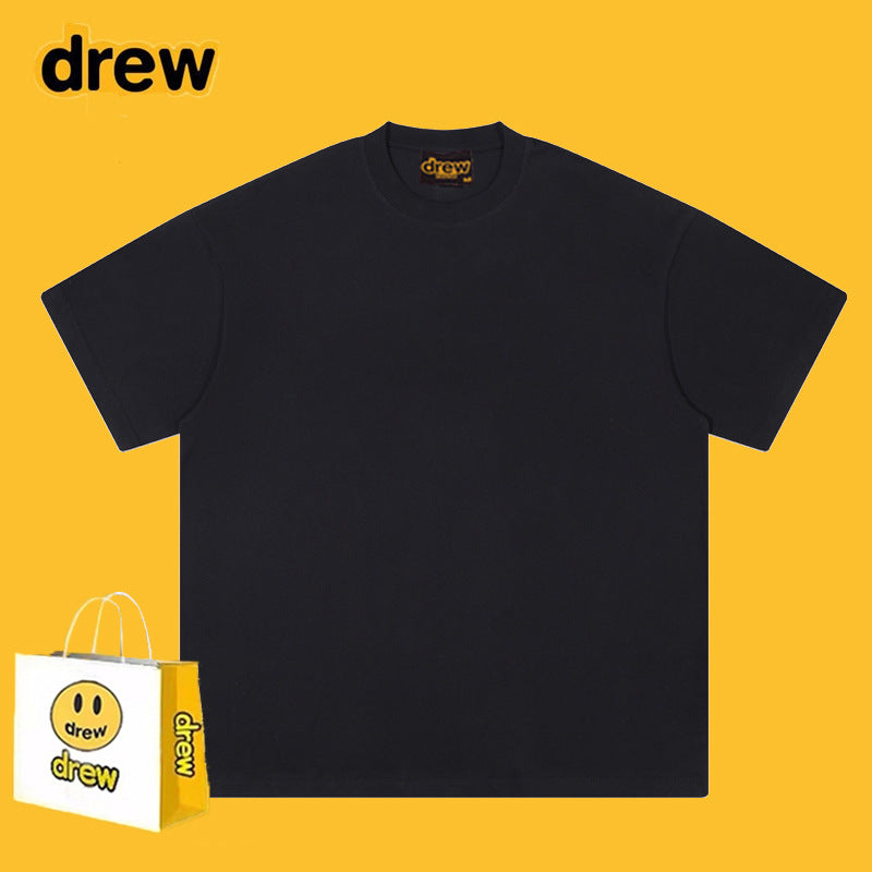 Drew T-shirts T-shirt Smiley Graffiti Printing Short Sleeve