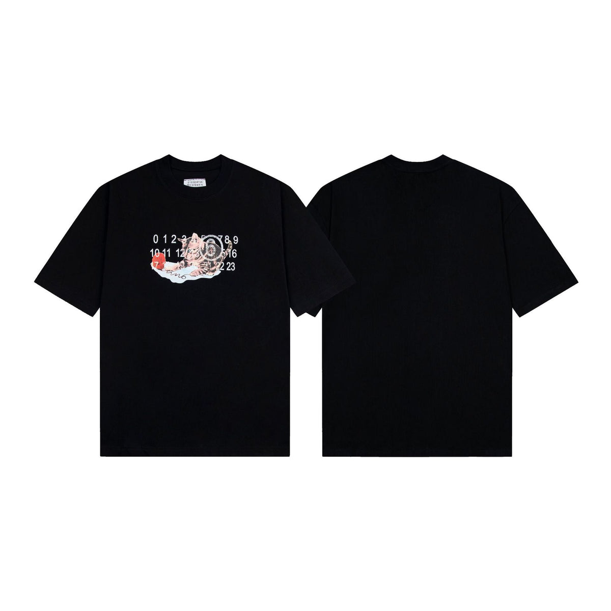 Maison Margiela T-shirt Crew Neck Loose Short Sleeve T-shirt