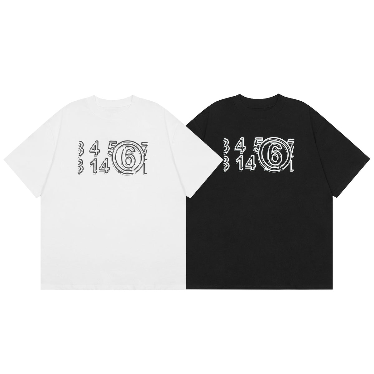Maison Margiela T-shirt Crew Neck Loose Short Sleeve T-shirt