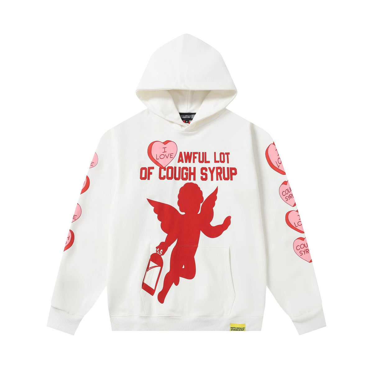 THAT'S A AWFUL LOT OF COUGH SYRUP Angel Tears Graphic Hoodie ¡ª hero